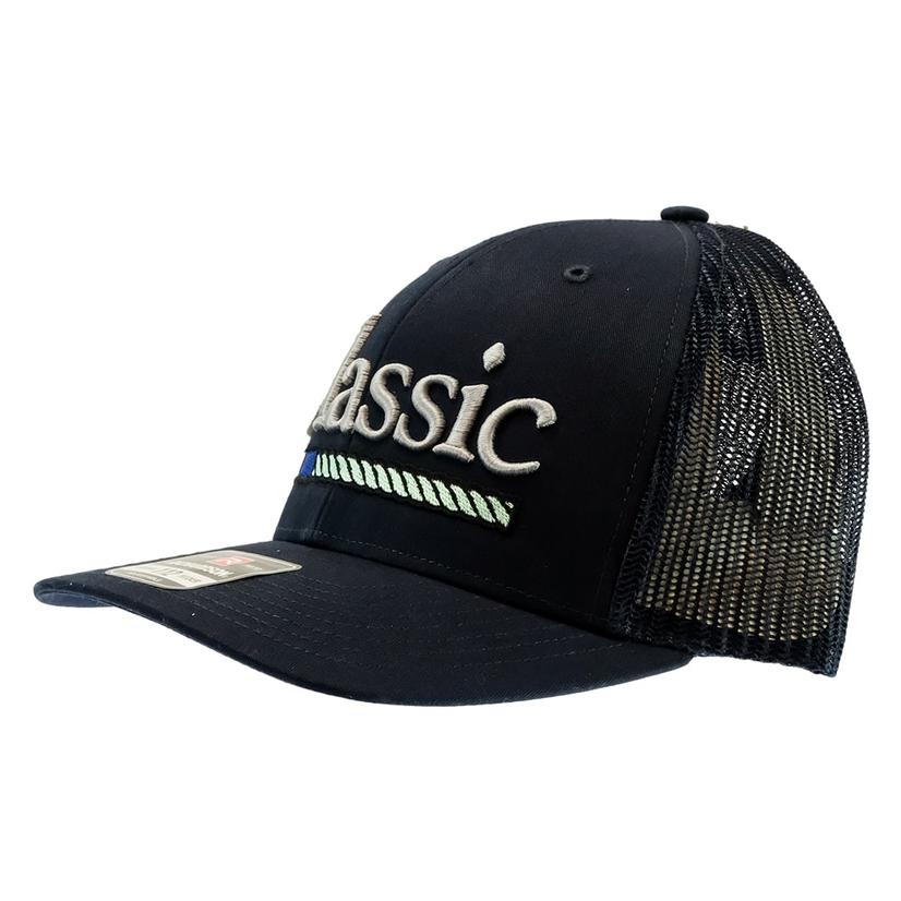 3D Puff Logo Navy Meshback Cap by Classic Rope