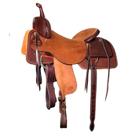 Western Equestrian Tack Set of 6 Copper Black Iron Concho's 1 1/2" 