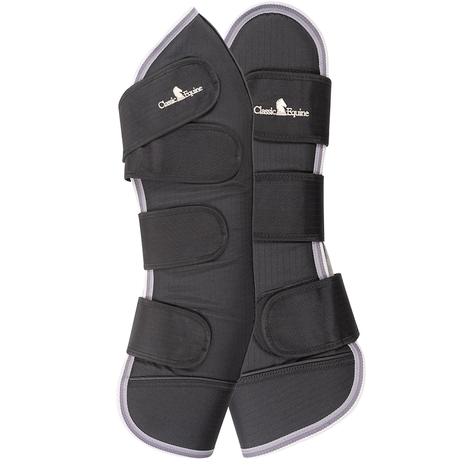 Classic Equine Black Shipping Boots Set