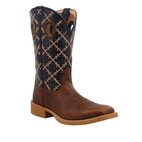 Twisted X Barbed Wire Brown Tech X Men's Boots