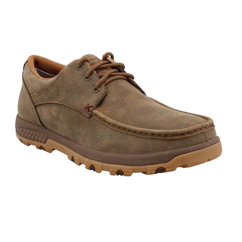  Twisted X Brown Driving Moc Men's Boat Shoes