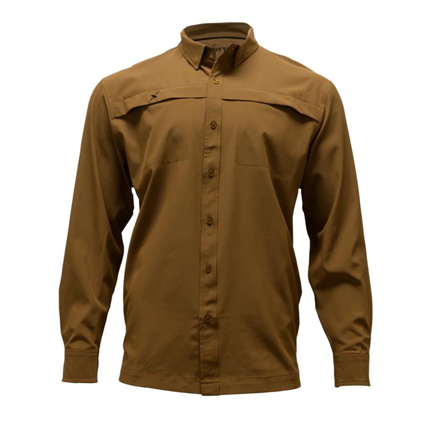  Xotic Bison Long Sleeve Button Front Hybrid Men's Shirt
