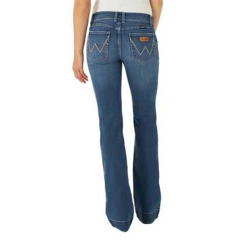 Wrangler Retro Mae Medium Wash Women's Trouser Jeans