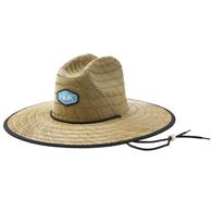 Huk Beach Glass Ocean Palm Straw Hat