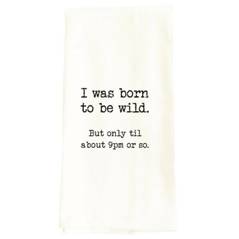 Wildwood Landing Born To Be Wild Tea Towel