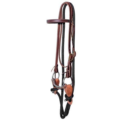 STT Twisted Wire Loose Ring Snaffle Bit Training Bridle
