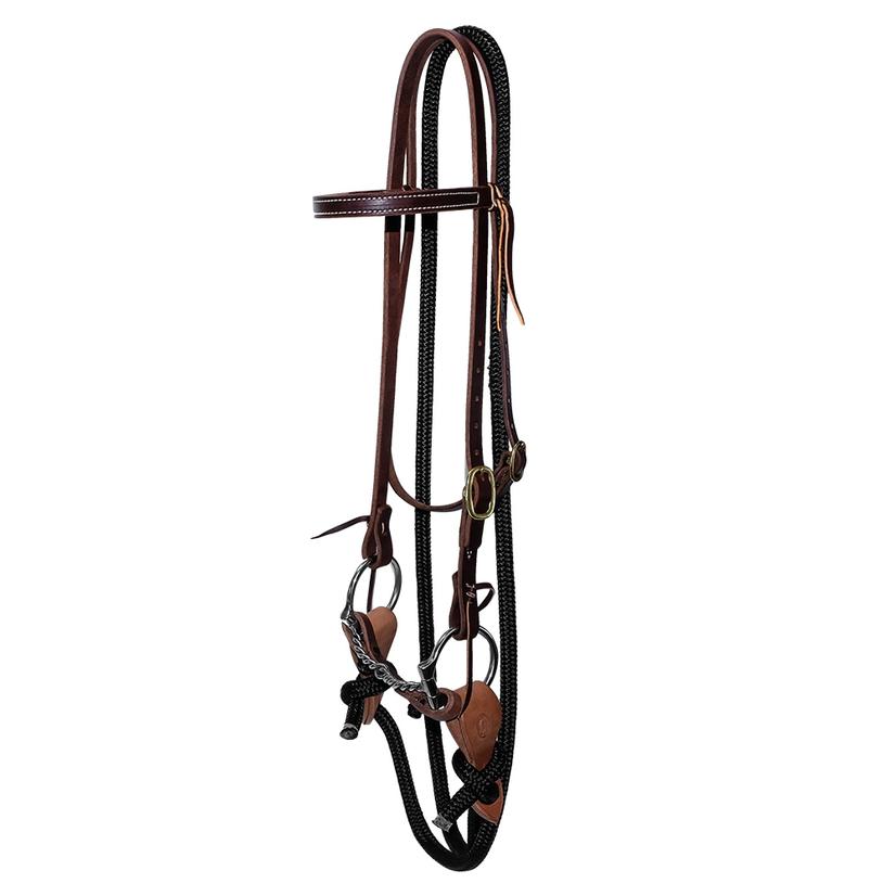  Stt Twisted Wire D- Ring Snaffle Bit Training Bridle