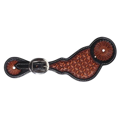 Professional Choice X-Box Tooled Women's Spur Straps