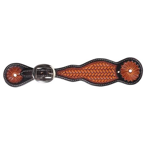 Professional Choice Weave Tooled Women's Spur Straps