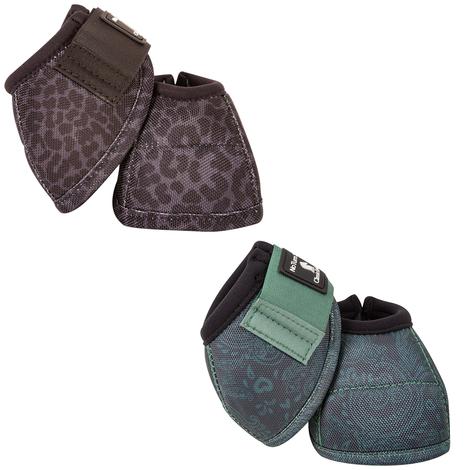 Classic Equine Dy-No Turn Bell Boots 2022 Aqua and Butte