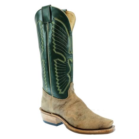 Olathe Angry Elk Green Top Men's Boots