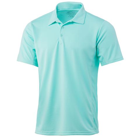 Huk Beach Glass Icon X Polo Short Sleeve Men's Shirt