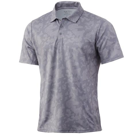 Huk Icon X Polo Overcast Grey Men's Shirt