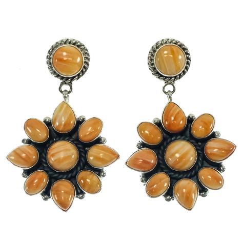South Texas Tack Coral Spiny Earrings