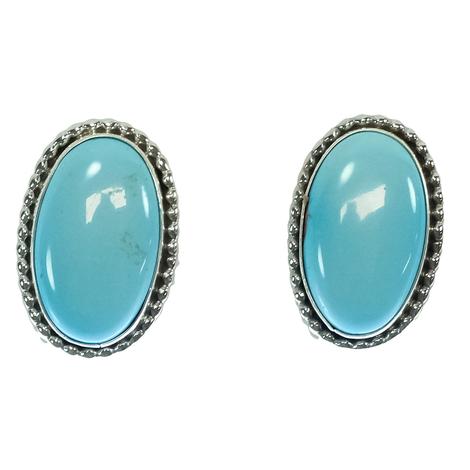 South Texas Tack by Turquoise Oval Studs 
