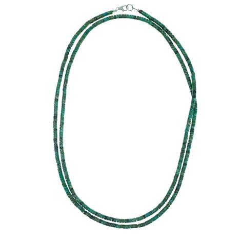 South Texas Tack Turquoise Heishi Necklace