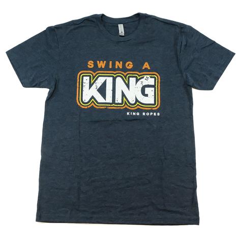 King Ropes Swing A King Navy Short Sleeve Men's Shirt 