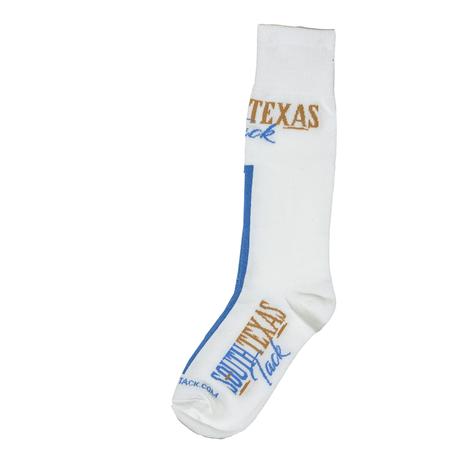 South Texas Tack White Unisex Trouser Sock