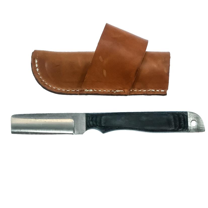  Anza Nute Bull Cutter With Black Micarta Handle Knife