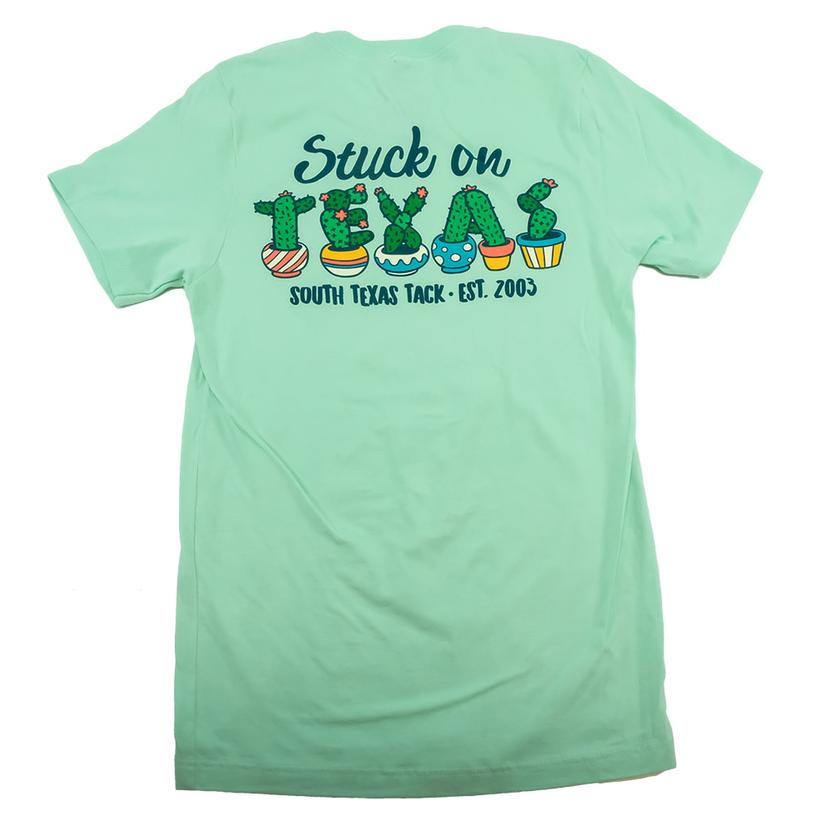  South Texas Tack Mint Cactus Short Sleeve Women's T- Shirt