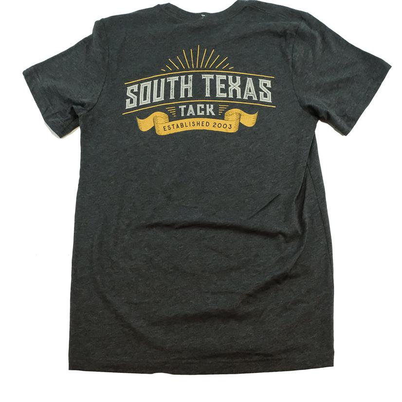  South Texas Tack Grey Ribbon Men's T- Shirt