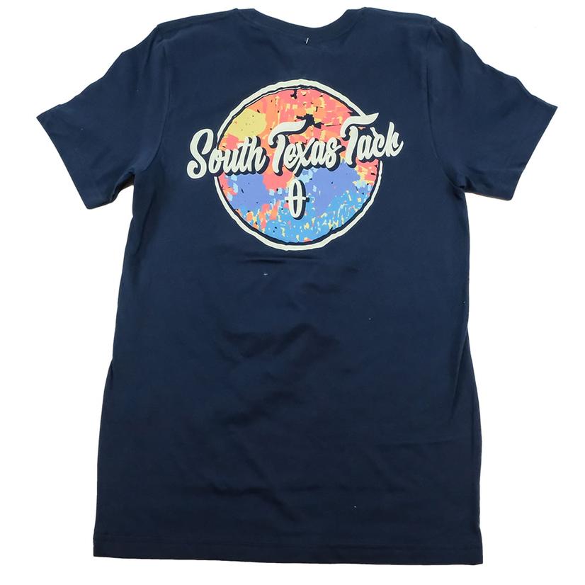  South Texas Tack Navy Wild Flower Women's T- Shirt