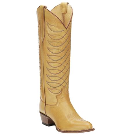 Justin Whitley Antique Yellow Women's Boots