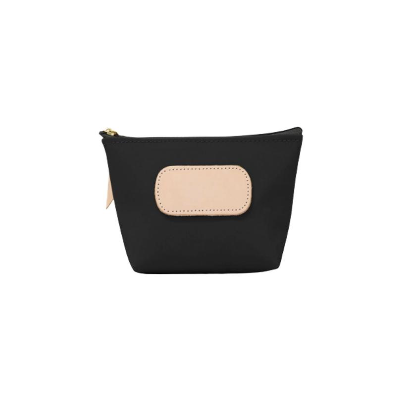 Jon Hart Chico Canvas Bag With Leather Patch BLACK