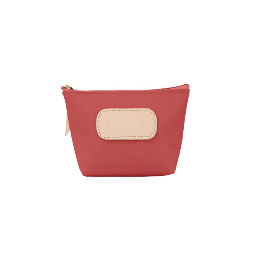 Jon Hart Chico Canvas Bag With Leather Patch CORAL