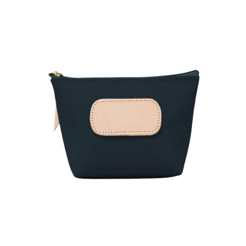 Jon Hart Chico Canvas Bag With Leather Patch NAVY