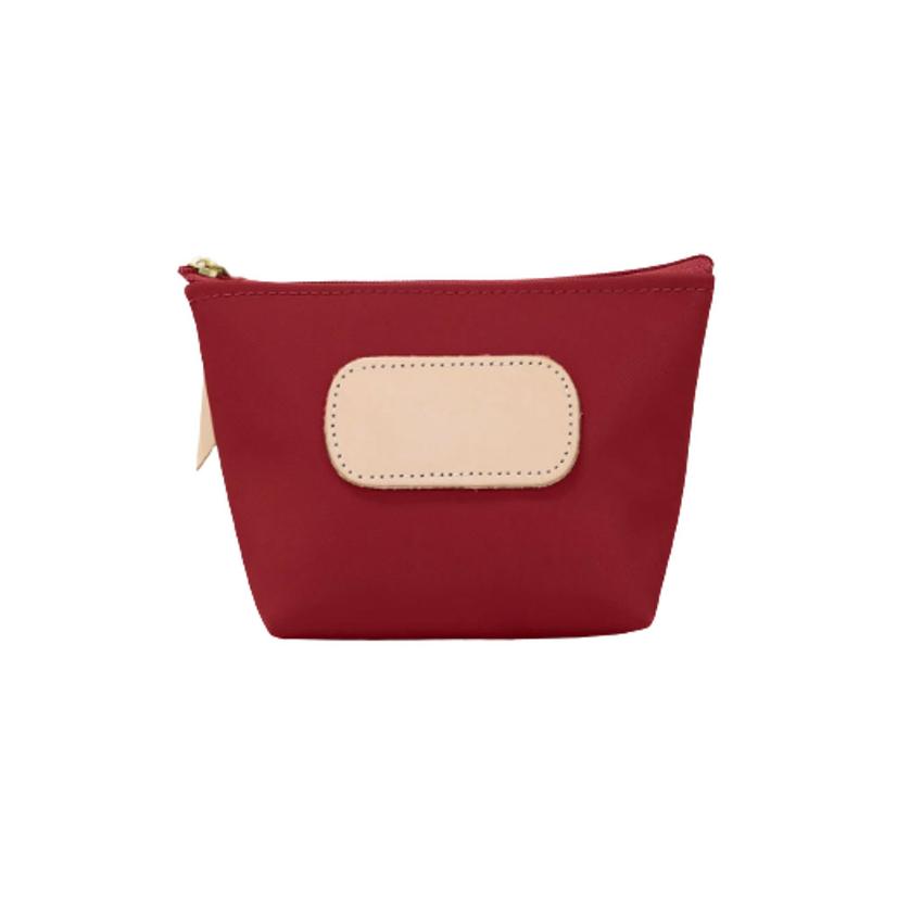 Jon Hart Chico Canvas Bag With Leather Patch RED