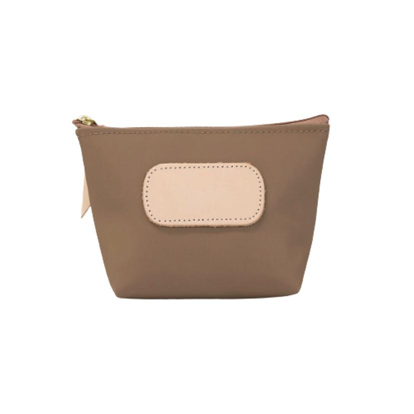 Jon Hart Chico Canvas Bag With Leather Patch SADDLE