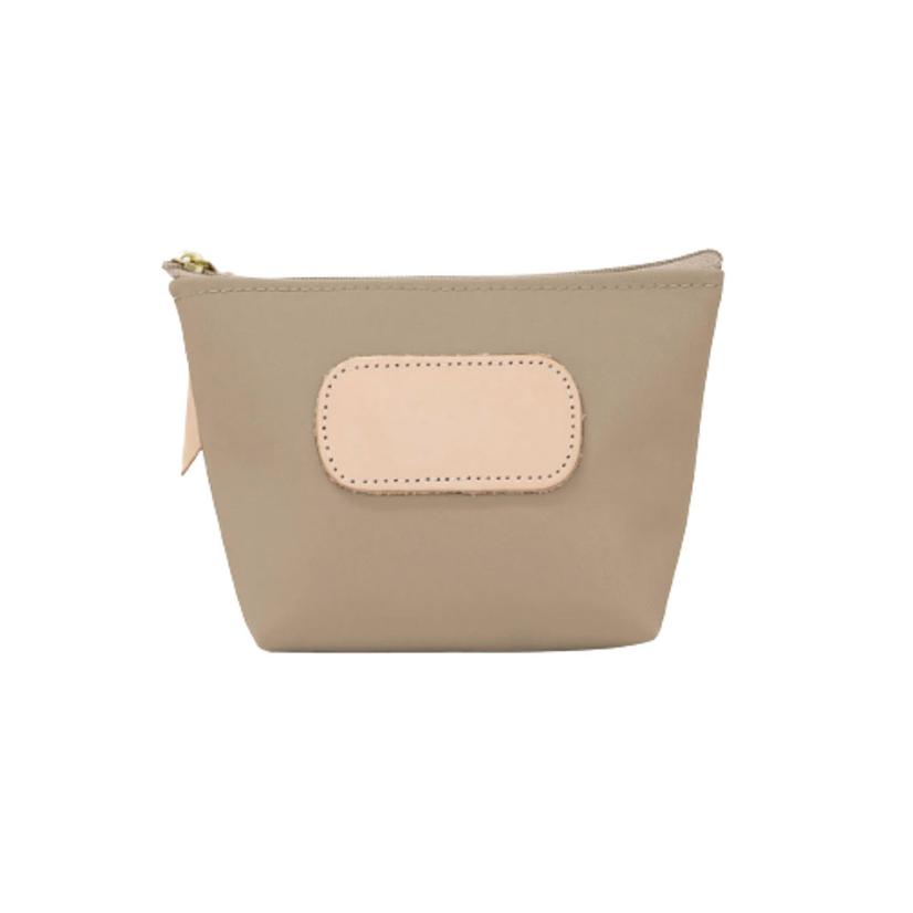 Jon Hart Chico Canvas Bag With Leather Patch TAN