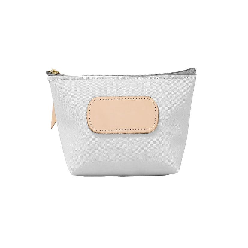 Jon Hart Chico Canvas Bag With Leather Patch WHITE