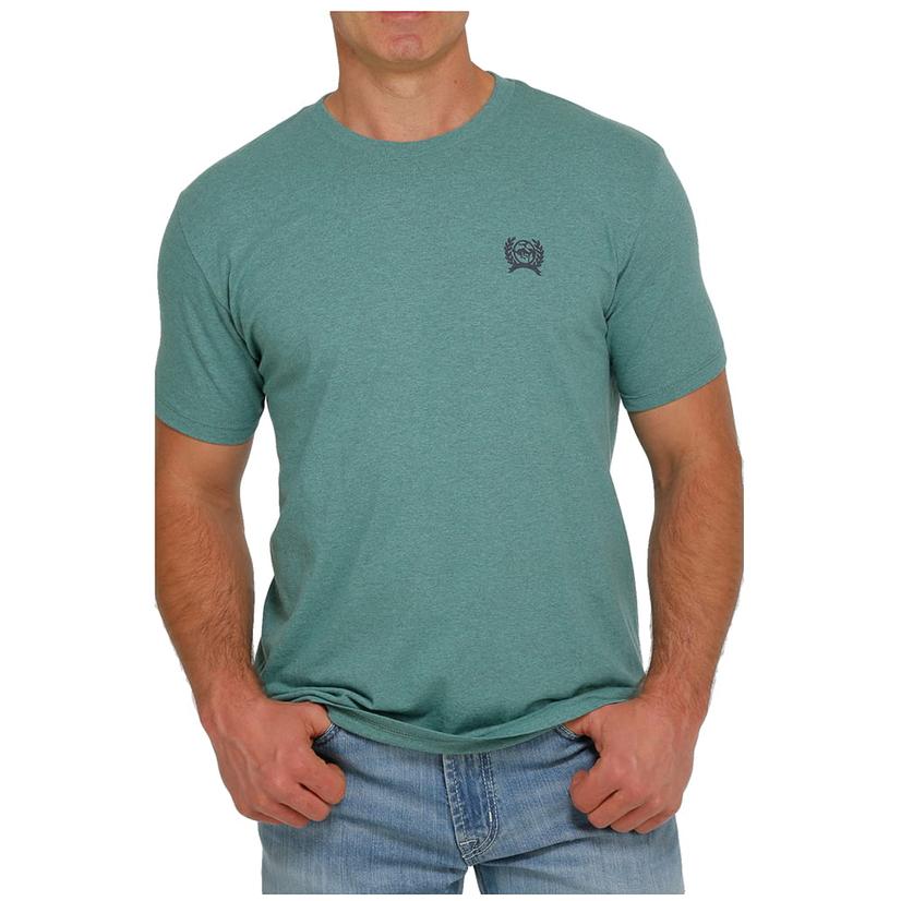  Cinch Green Serape Buffalo Print Men's Shirt