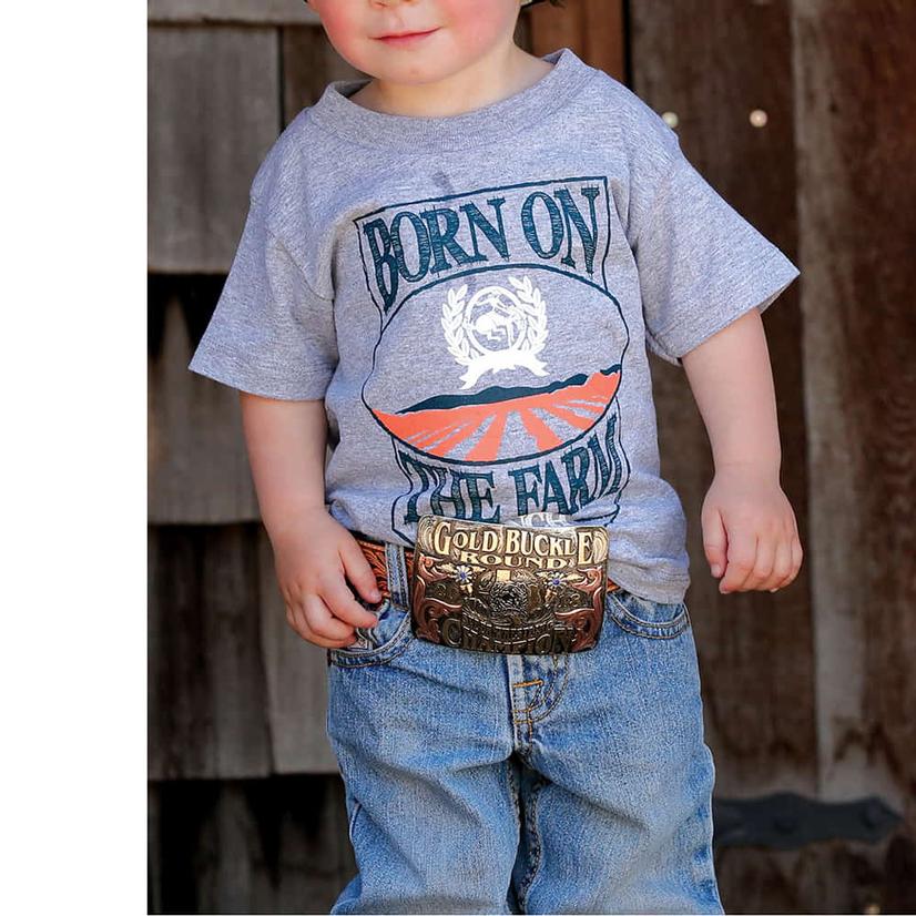  Cinch Born On The Farm Toddler T- Shirt