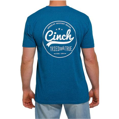 Cinch Navy Crew Neck Men's T-Shirt 