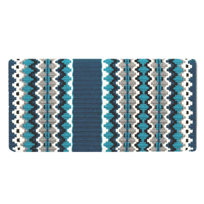  Mayatex Branding Iron Pattern Blue And Grey 38x34 Pad