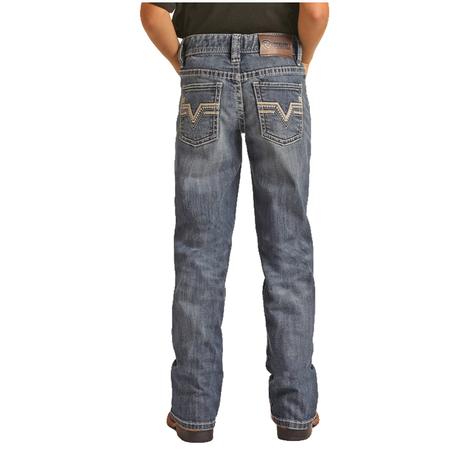 Rock And Roll Medium Vintage Boot Cut Boy's Jeans