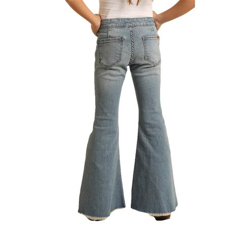 Rock And Roll Bell Bottom Girl's Jeans 