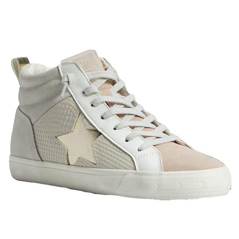 Vintage Havana Axel High Top Blush and Taupe Star Women's Sneaker