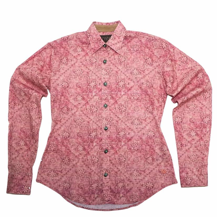  Madison Creek Outfitters Chambray Women's Paisley Red Shirt