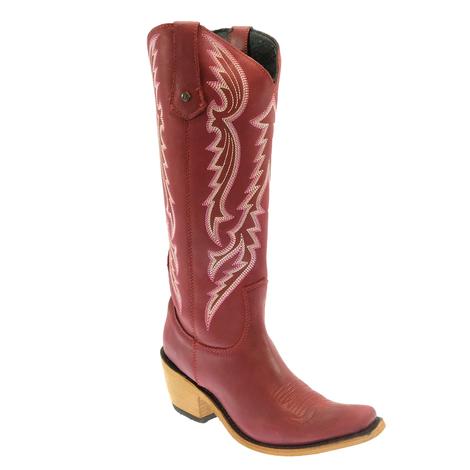 Liberty Black Stitch Vegas Rojo Red Women's Boots