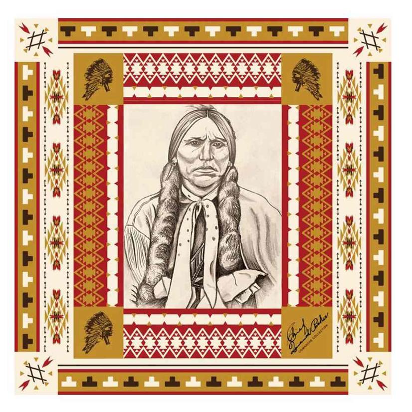  Hooey Comanche Blanket Satin Bandana