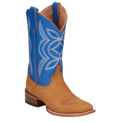 Justin Hayes Tan and Jewel Cowhide Women's Boot