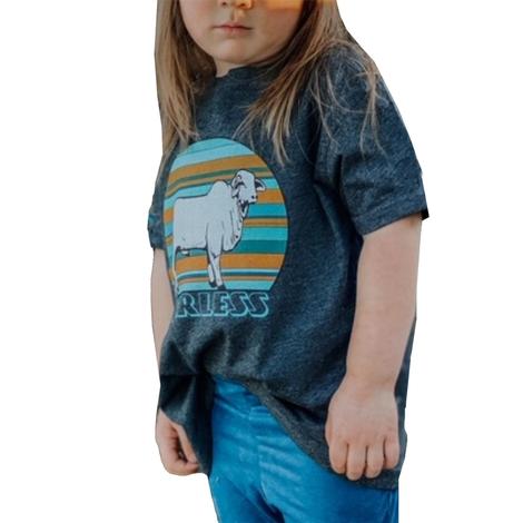 The Whole Herd Grey Fearless Graphic Girl's Tee 
