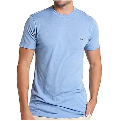 Texas Standard Blue Hybrid Short Sleeve Men's Shirt 