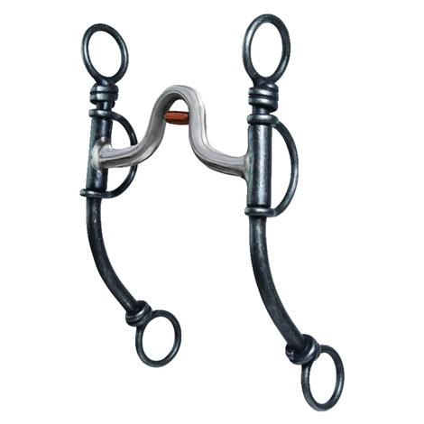 SALE Stainless Steel Western High C Port 5" Mouth Copper Barrel Stock Horse Tack 