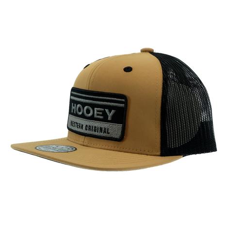 Hooey Horizon Tan Black Trucker Hat