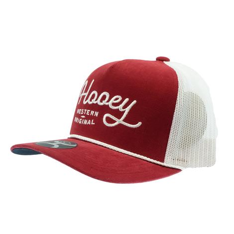 Hooey OG Maroon White Trucker Hat